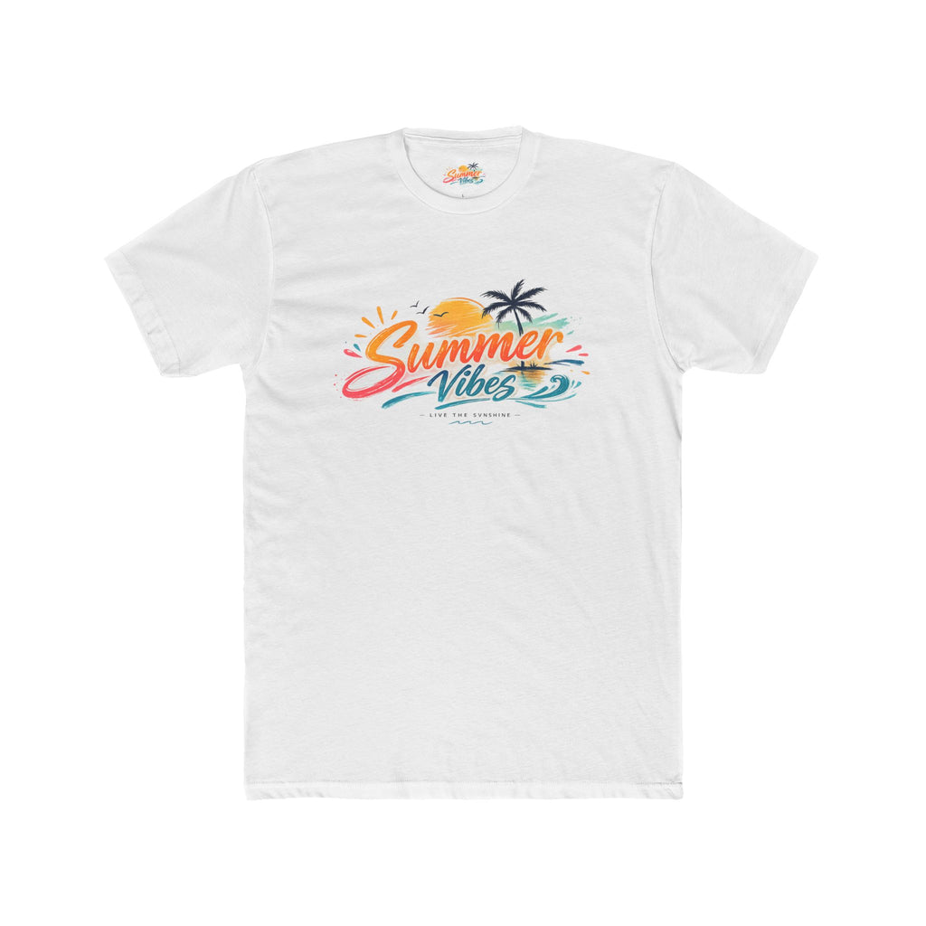 Summer Vibes T-Shirt — Palm Sunset Beach Tee